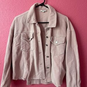 Button-Up Jacket in Pink